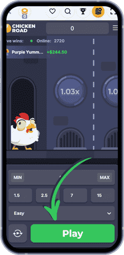 chickenroadrecenziesk-Spustenie hry a prvé kolo
