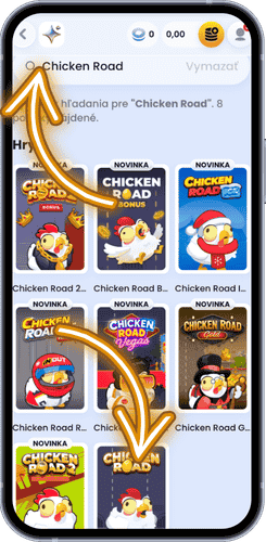 Chicken Road game demo slot v lobby