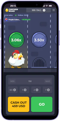 Rastúci multiplikátor 3.06x v hre Chicken Road demo